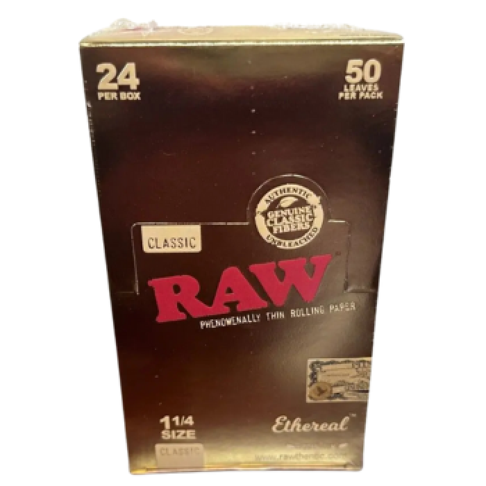 RAW CLASSIC 1 1/4 ETHEREAL 24CT/DISPLAY 