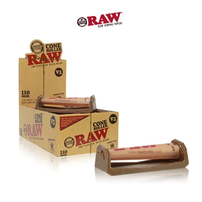 RAW SLIM & WIDE V2 CONE ROLLER 12CT/PK