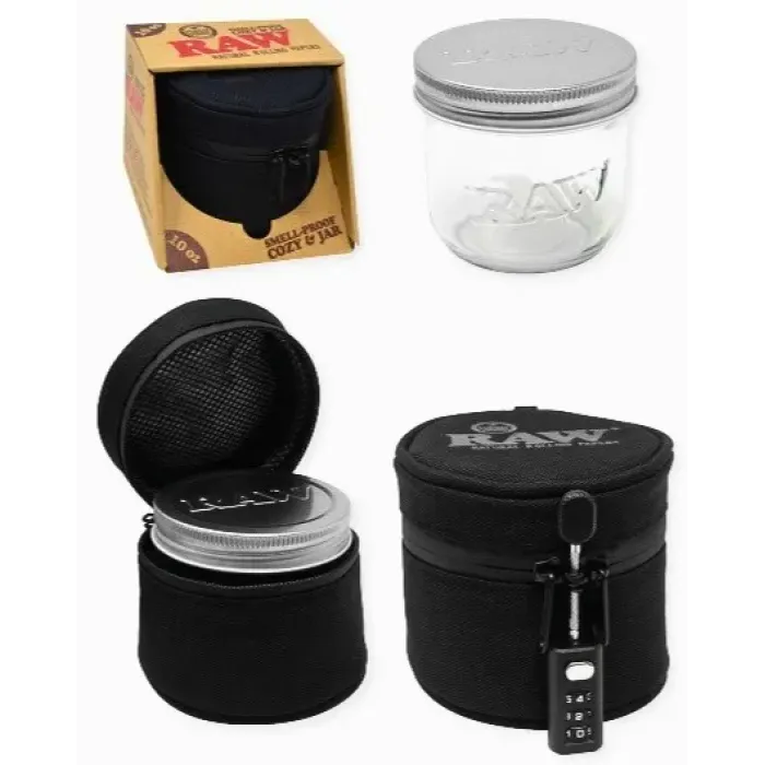 RAW SMELL PROOF MASON JAR 10OZ
