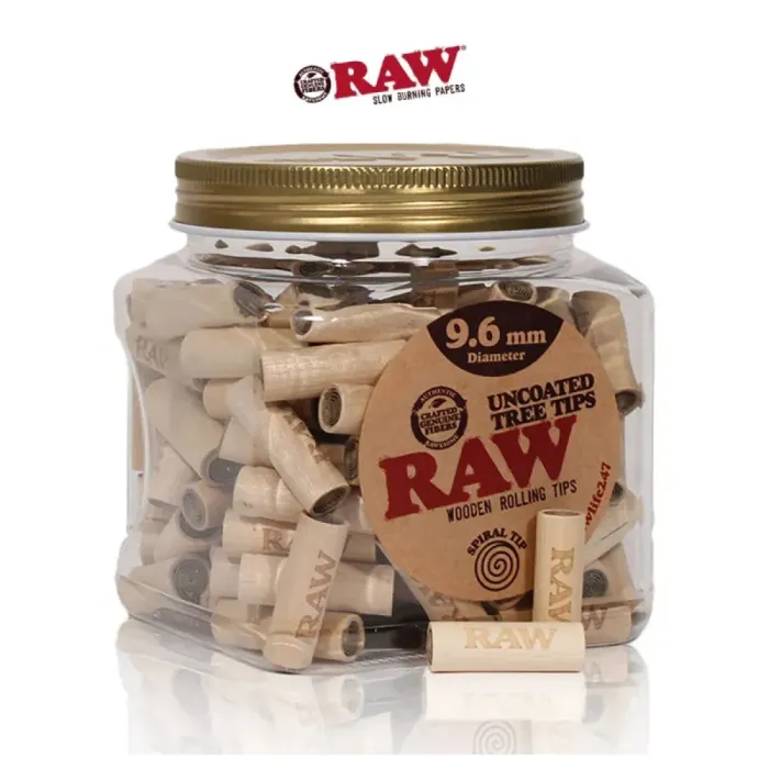 RAW UNCOATED TREE TIPS JAR