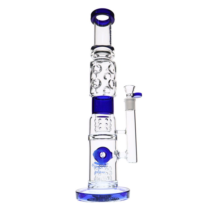 17" HIPSTER GLASS WATER PIPE JOINT WITH SWISS PERC 1226GM