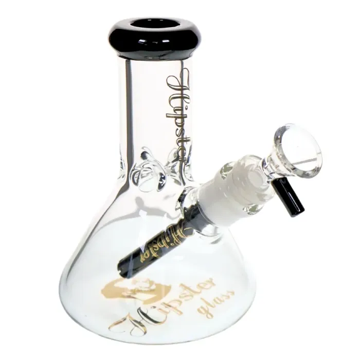 6" HIPSTER GLASS TOBACCO WATER PIPE BEAKER DESIGN 400 GM