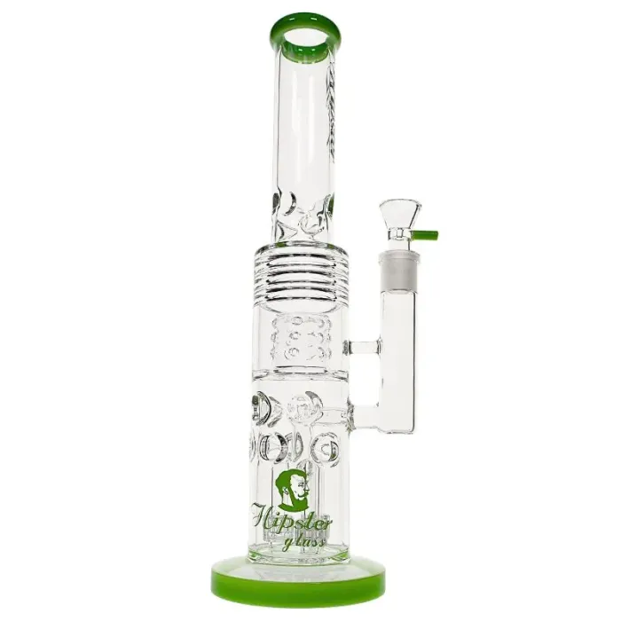 15" HIPSTER GLASS TOBACCO WATER PIPE 3MATRIX SHOWER PER 990GM