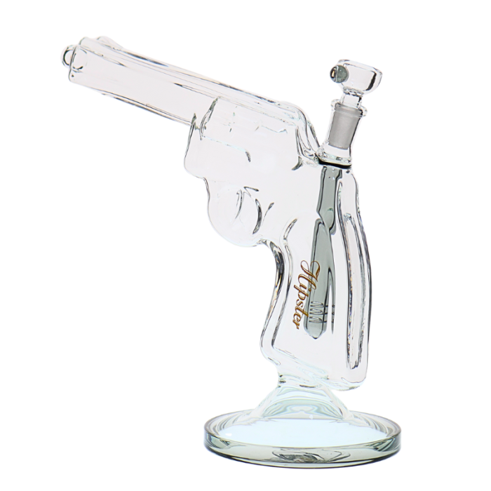 10" HIPSTER TOBACCO GLASS PISTOL DESIGN 470GM 
