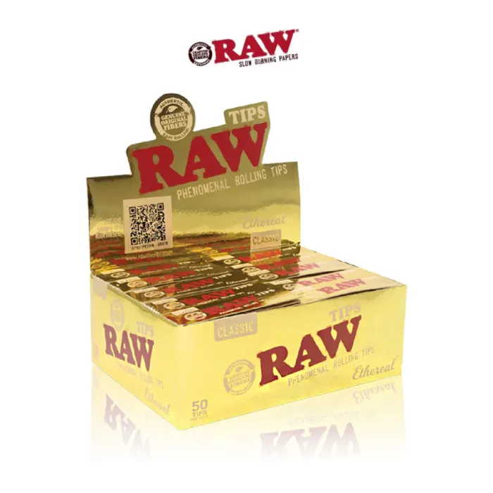 RAW TIP ETHEREAL ROLLING TIPS - 50CT/50PK