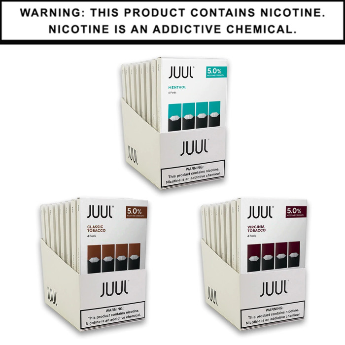 JUUL 5% SALT NICOTINE 0.7ml PRE-FILLED CARTRIDGE 4CT/8PK